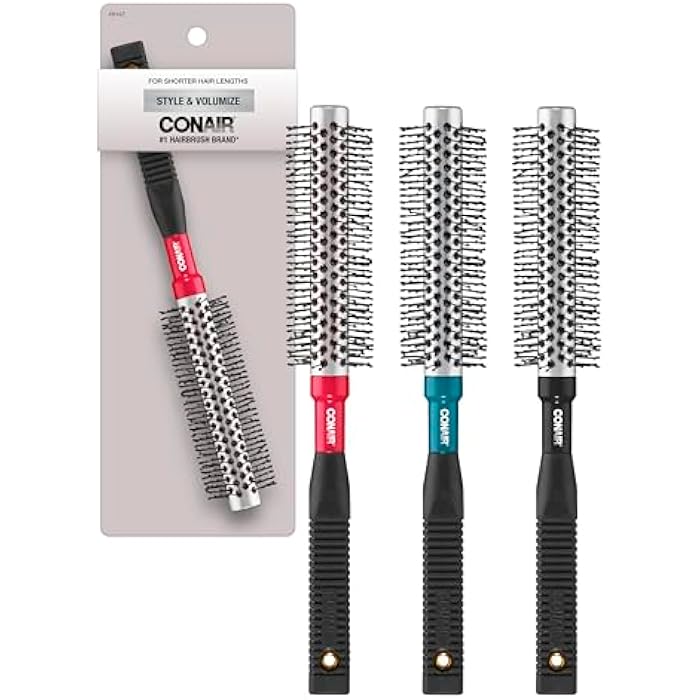 Conair 12 Row Full Round Hot Curling Brush, Colors May Vary - Image 1